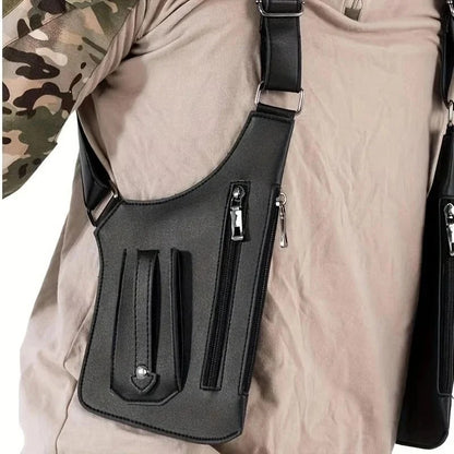 Skuldertaske til mænd med tyverisikret design