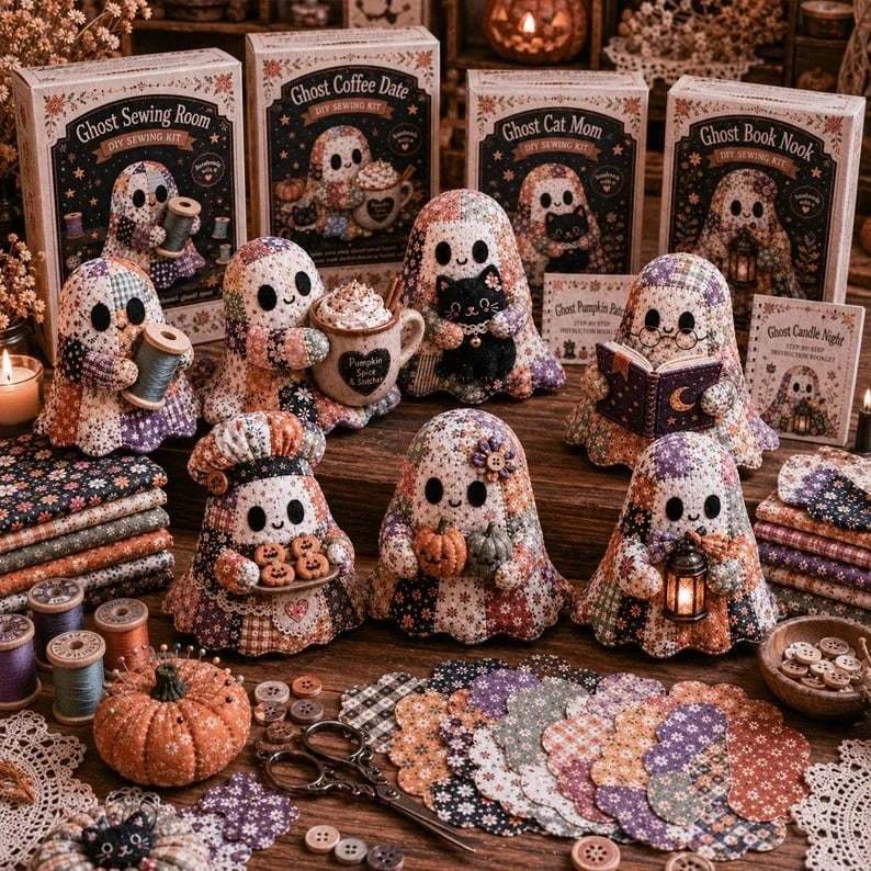 Halloween-spøgelse sysæt