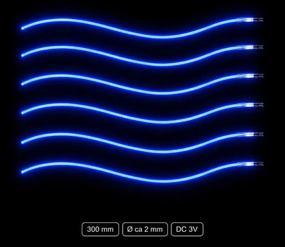 LumiNoodles fleksible LED-filamenter der kan klippes til